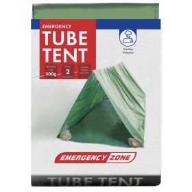 2 Person Emergency Tube Tent (Option: Green)
