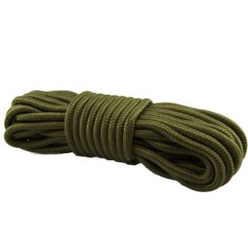 9mm x 50' Nylon Braided Rope (Option: Green)